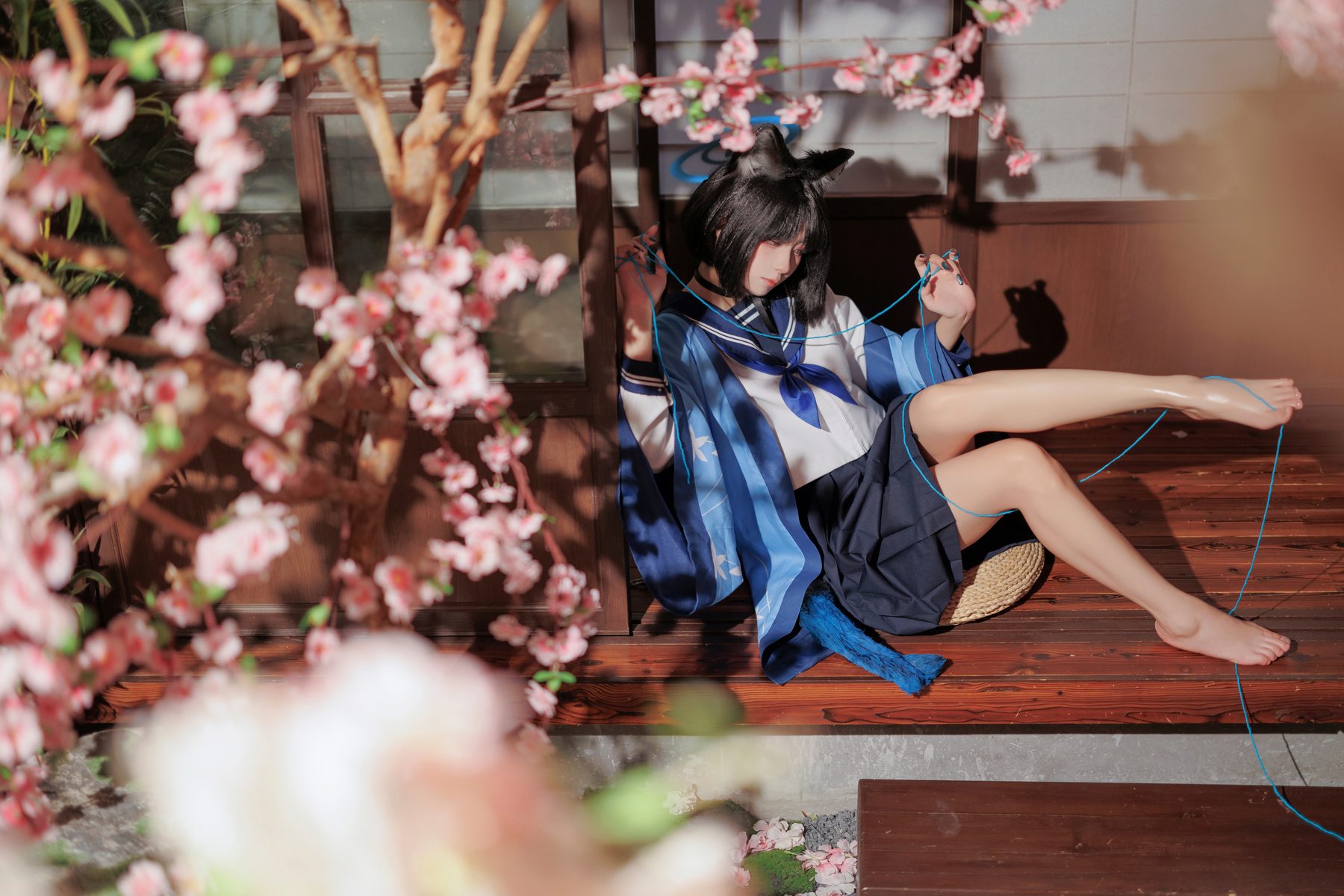 纸悦Etsu ko 桔梗毛线团 COS写真