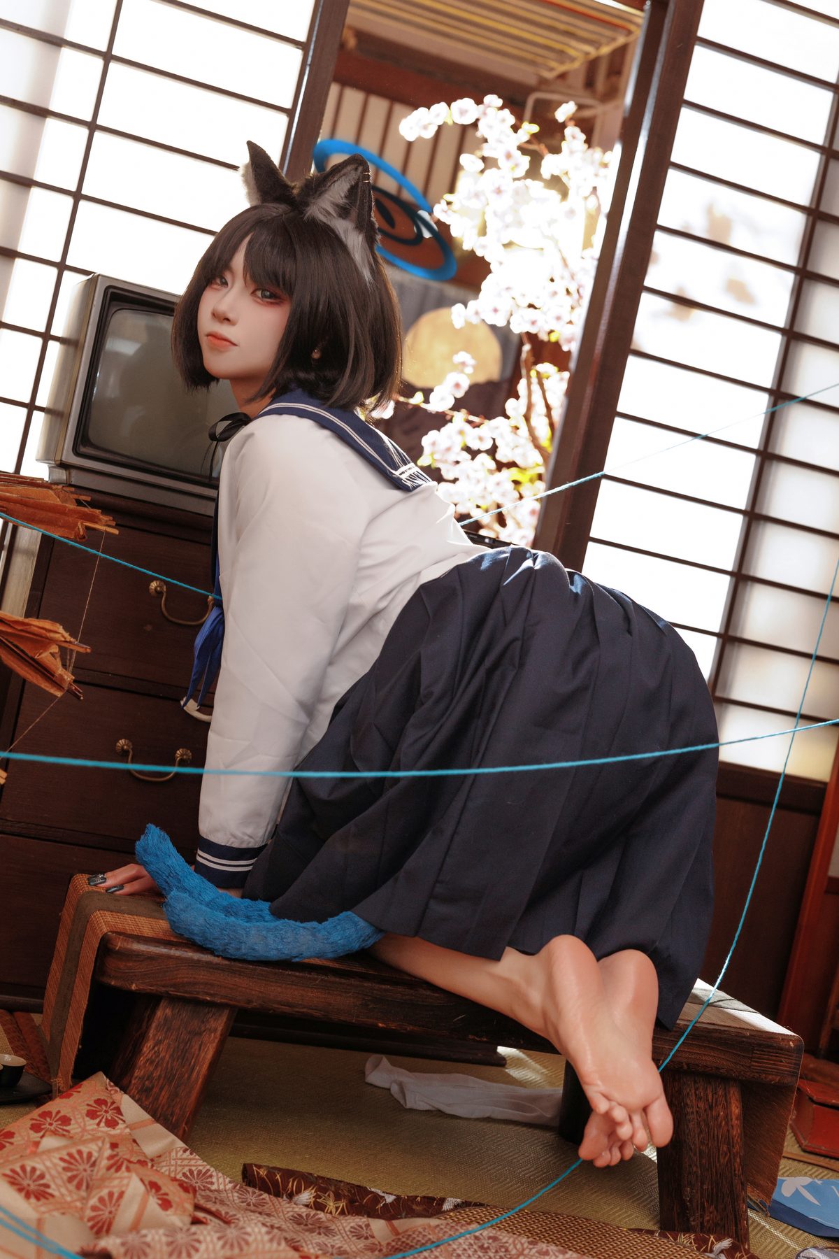 纸悦Etsu ko 桔梗毛线团 COS写真