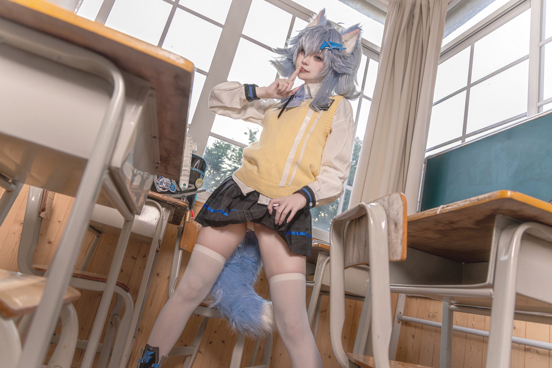 纸悦Etsu ko 校服 COS写真
