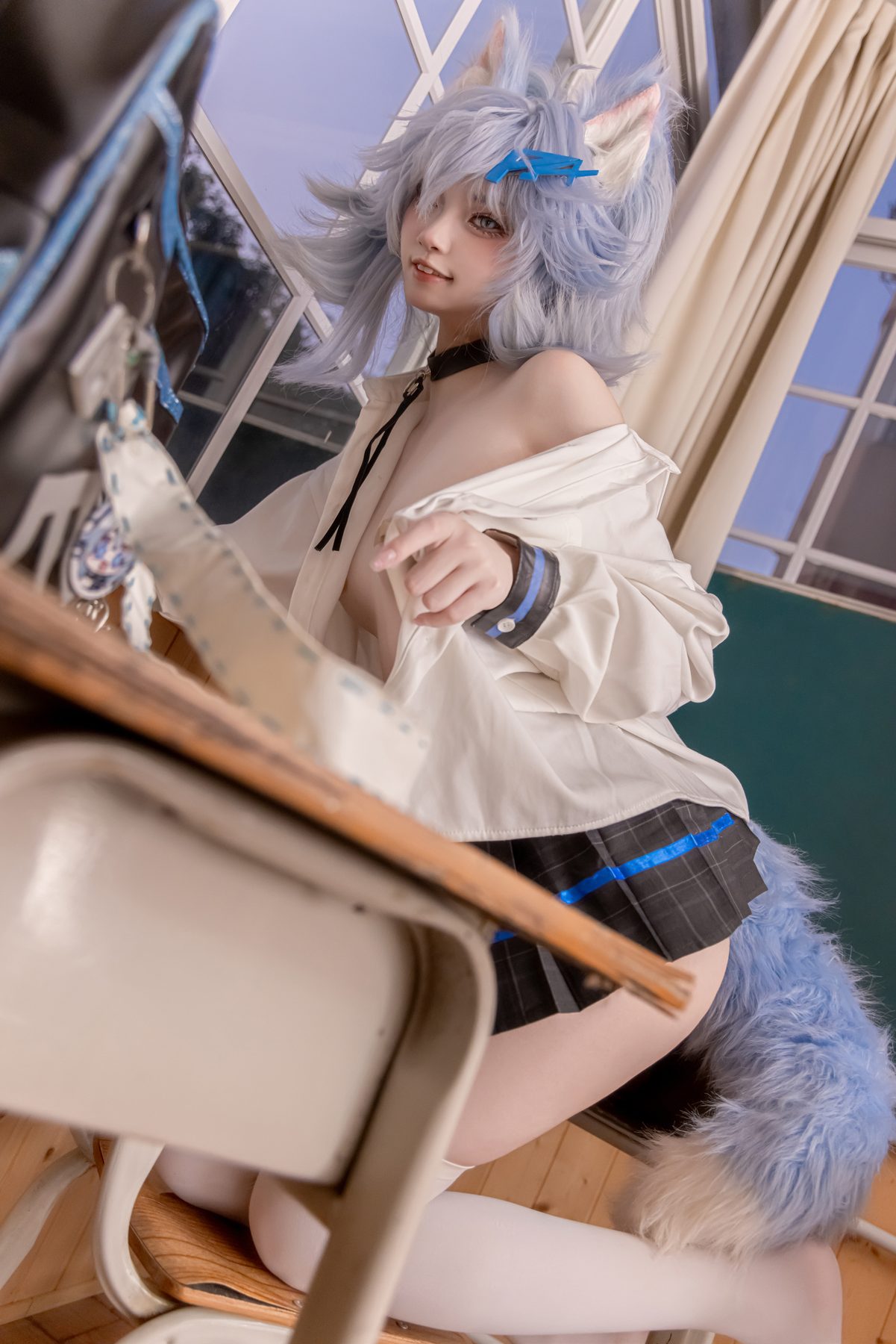 纸悦Etsu ko 校服 COS写真
