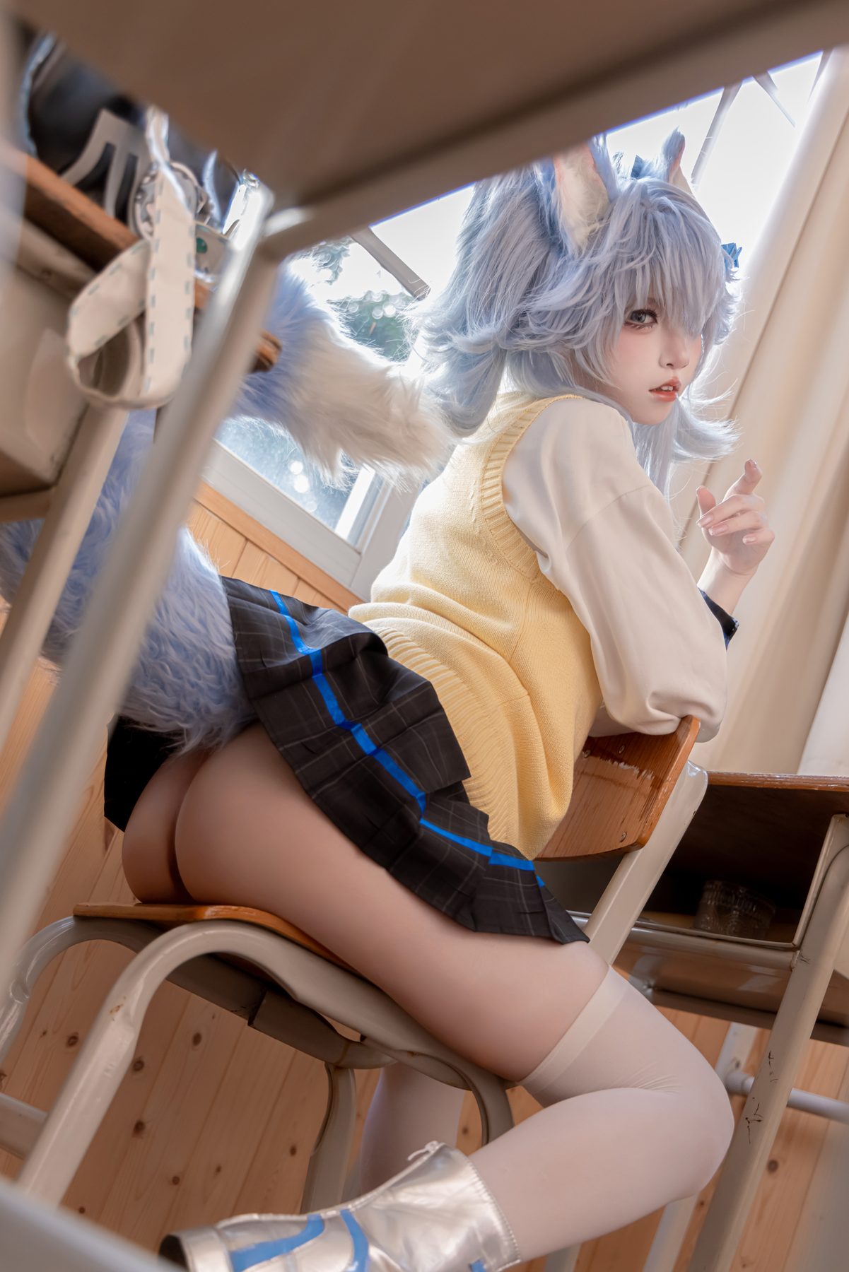 纸悦Etsu ko 校服 COS写真
