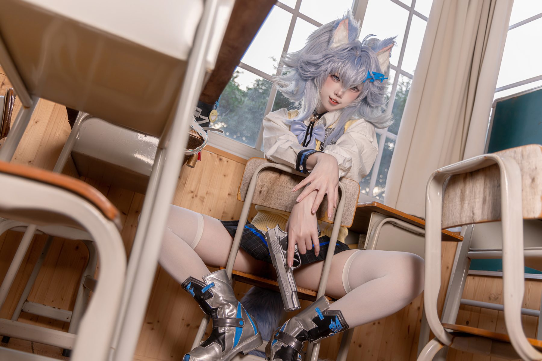 纸悦Etsu ko 校服 COS写真