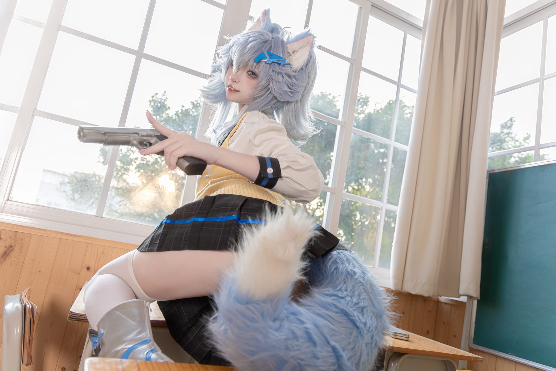 纸悦Etsu ko 校服 COS写真