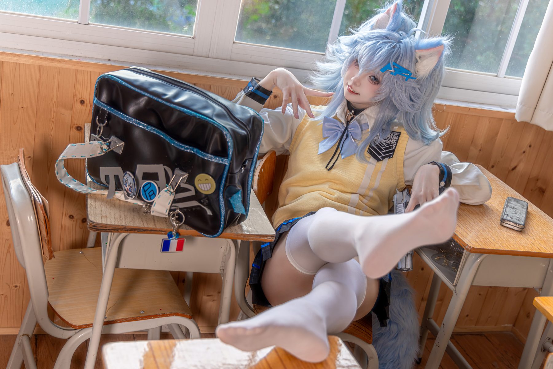 纸悦Etsu ko 校服 COS写真