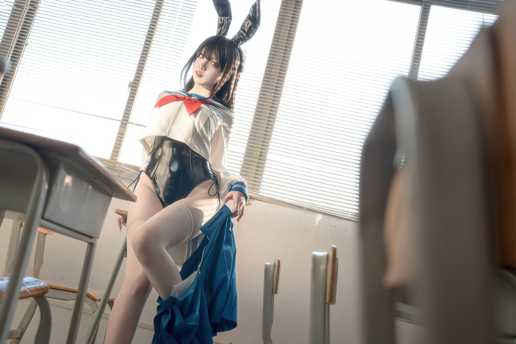 纸悦Etsu ko 水手服兔女郎 COS写真