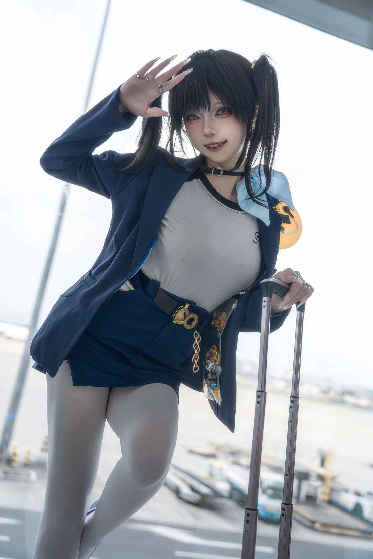 纸悦Etsu ko Nikke胜利女神 索拉 COS写真