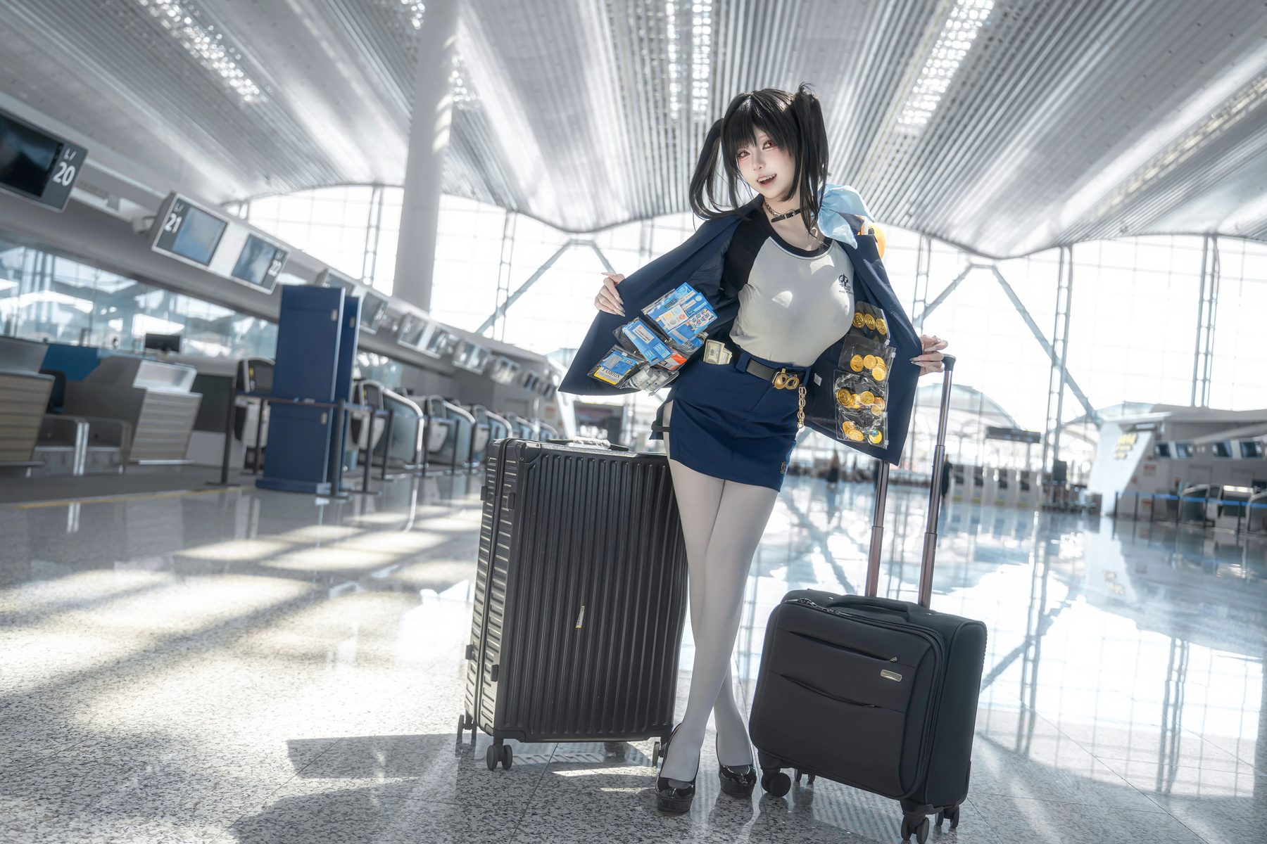 纸悦Etsu ko Nikke胜利女神 索拉 COS写真