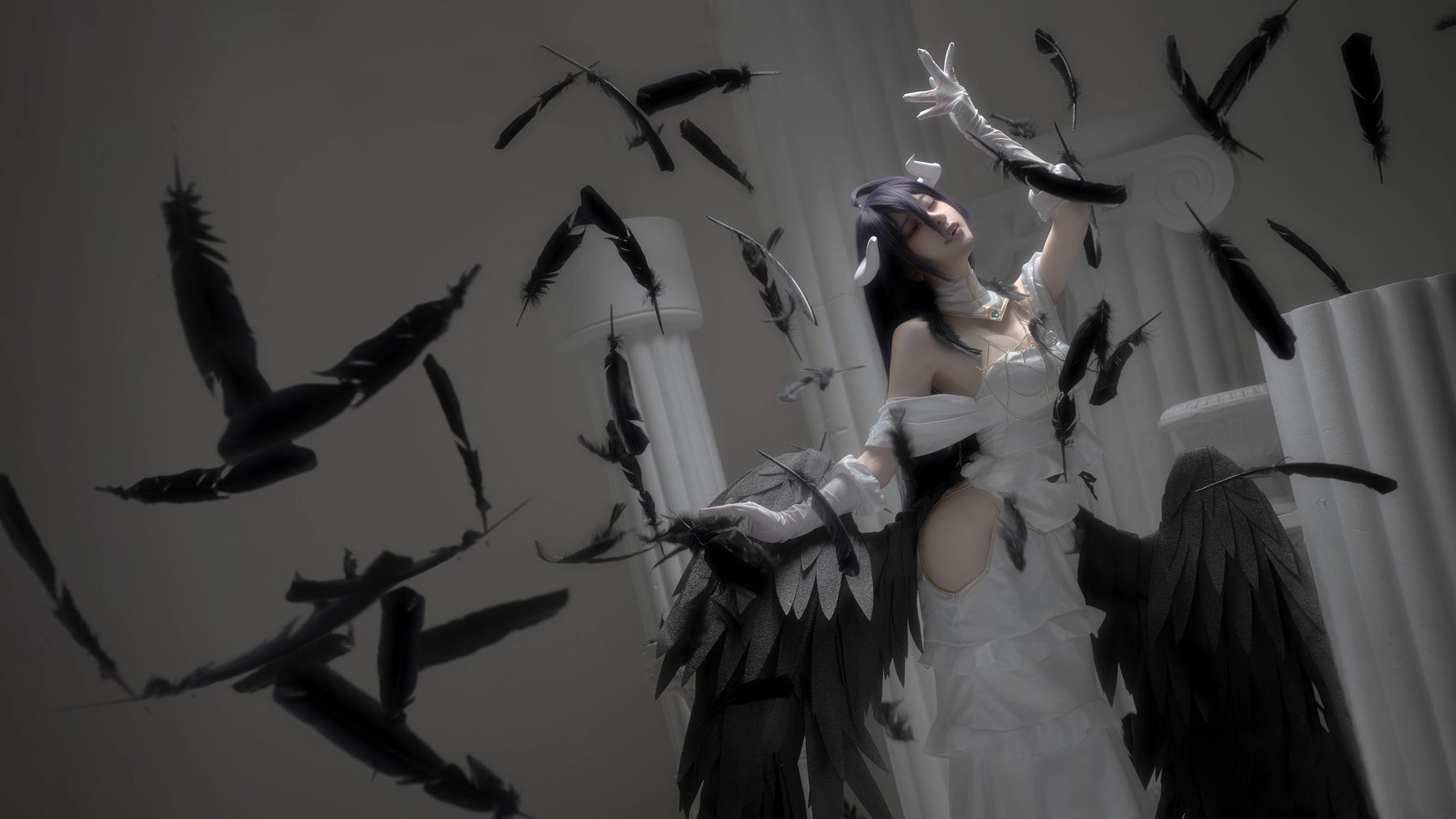纸悦Etsu_ko cosplay写真_Overlord 雅儿贝德合集 | 纸悦Etsu_ko COS雅儿贝德全套图包 [14P-75M]