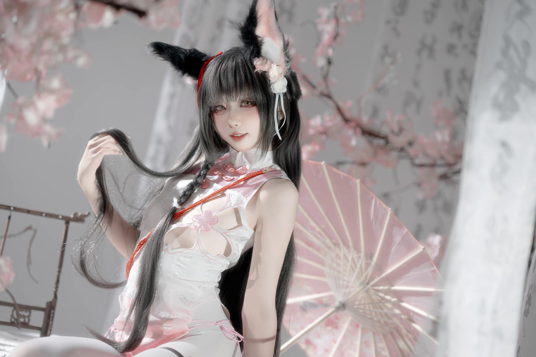 纸悦Etsu_ko cosplay写真_碧蓝航線 長門旗袍合集 | 纸悦Etsu_ko COS長門旗袍全套图包 [60P-341.1M]