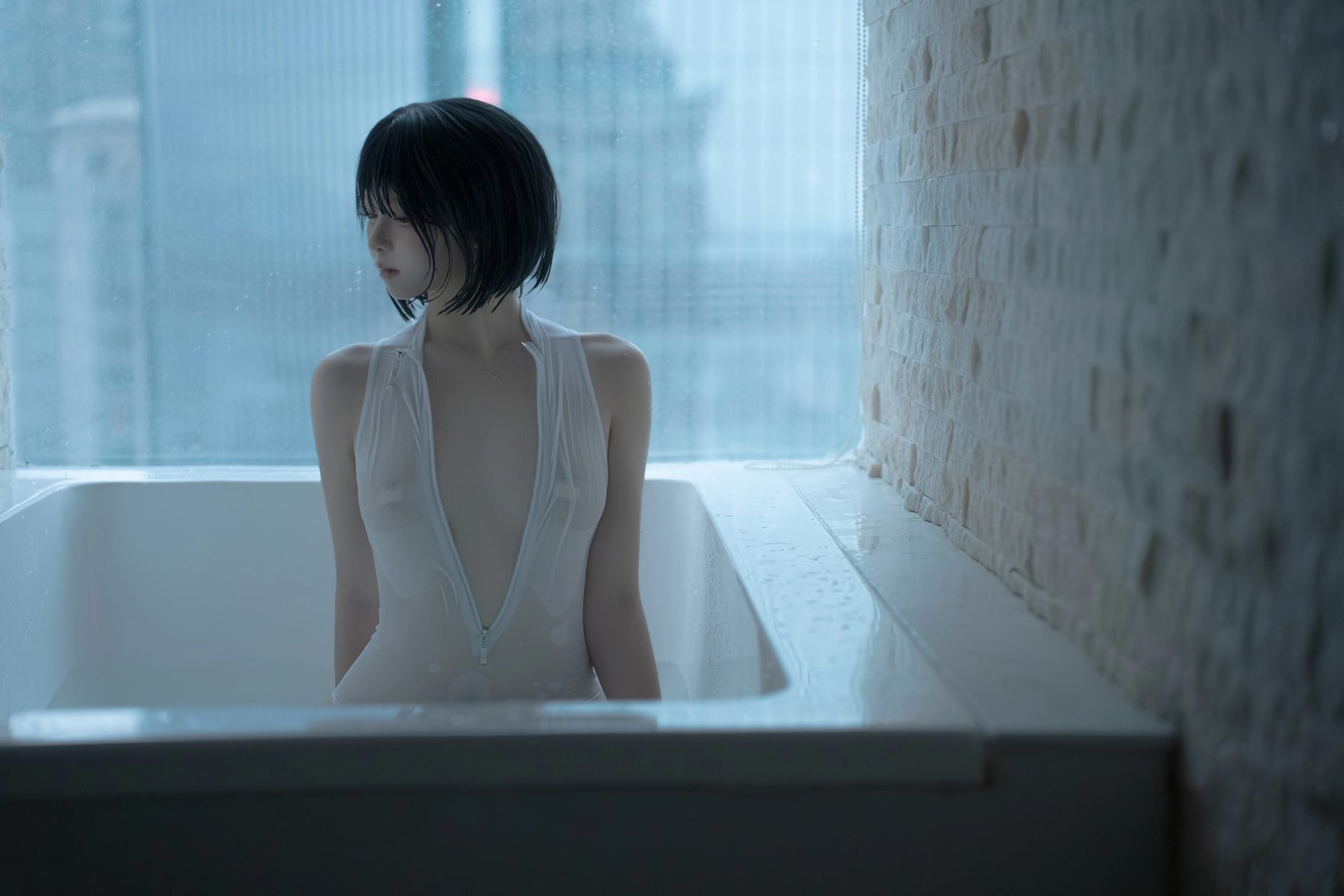 纸悦Etsu ko 透明竞泳 COS写真