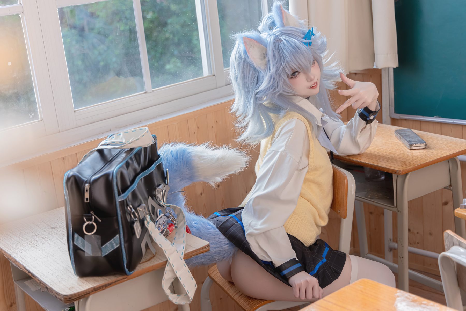 纸悦Etsu ko 校服 COS写真
