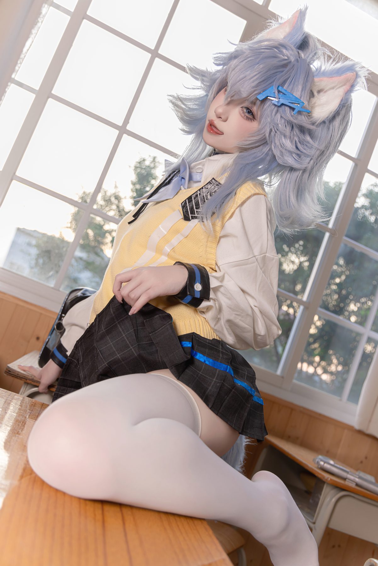纸悦Etsu_ko cosplay写真_校服合集 | 纸悦Etsu_ko COS校服全套图包 [51P]