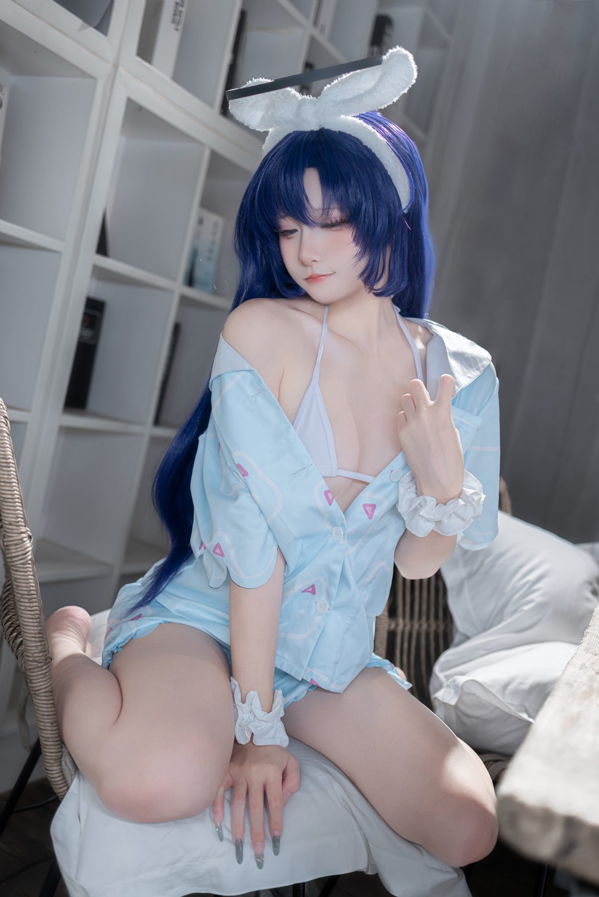 纸悦Etsu ko 蔚蓝档案 优香睡衣 COS写真