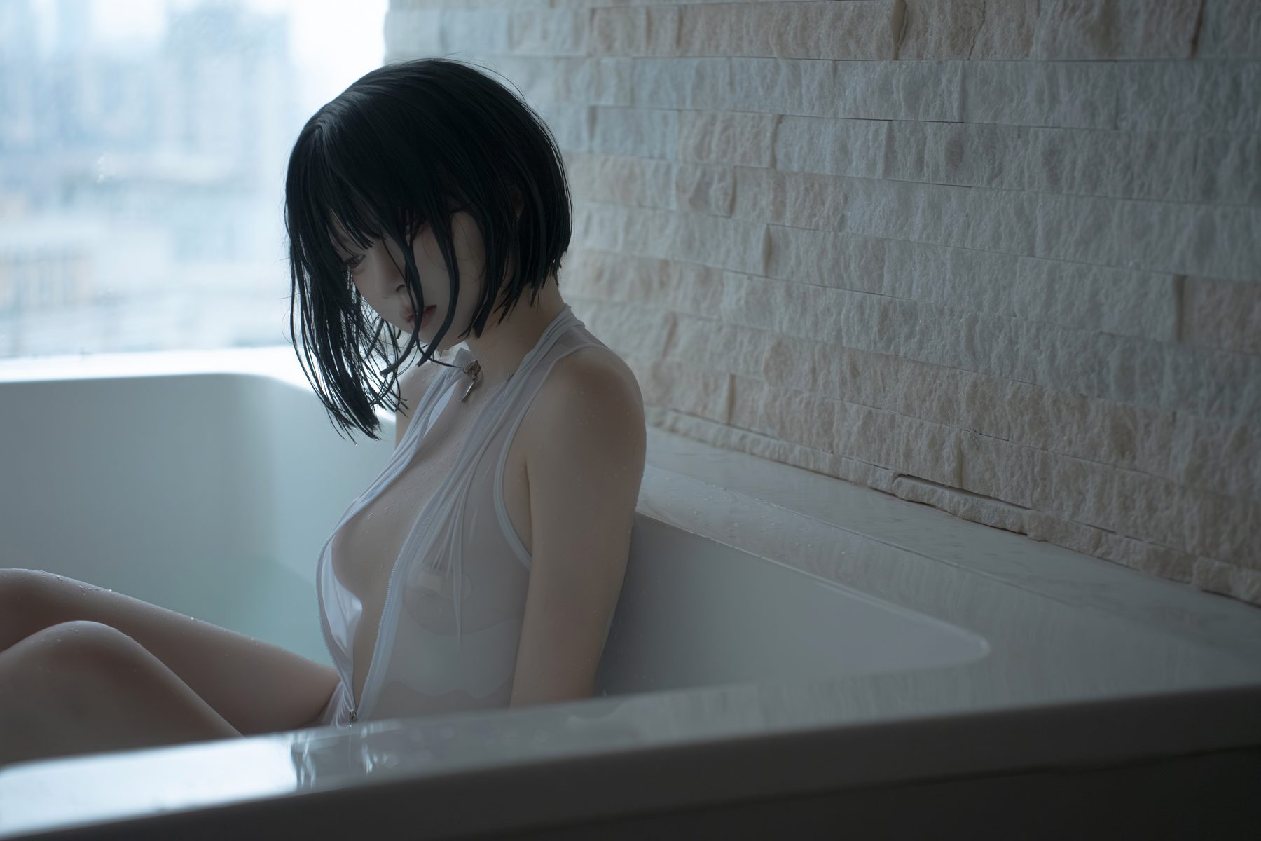 纸悦Etsu ko 透明竞泳 COS写真