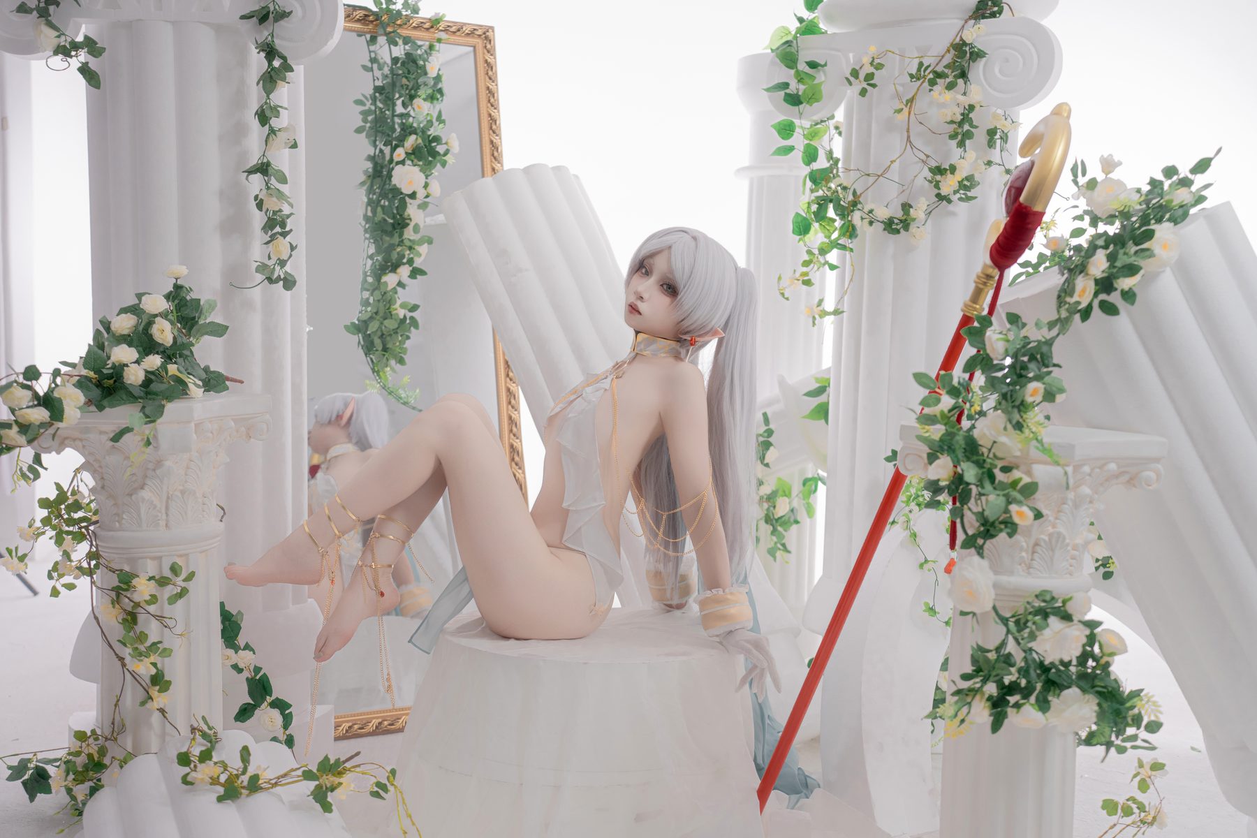 纸悦Etsu ko 葬送的芙莉莲 芙莉莲 舞娘 COS写真