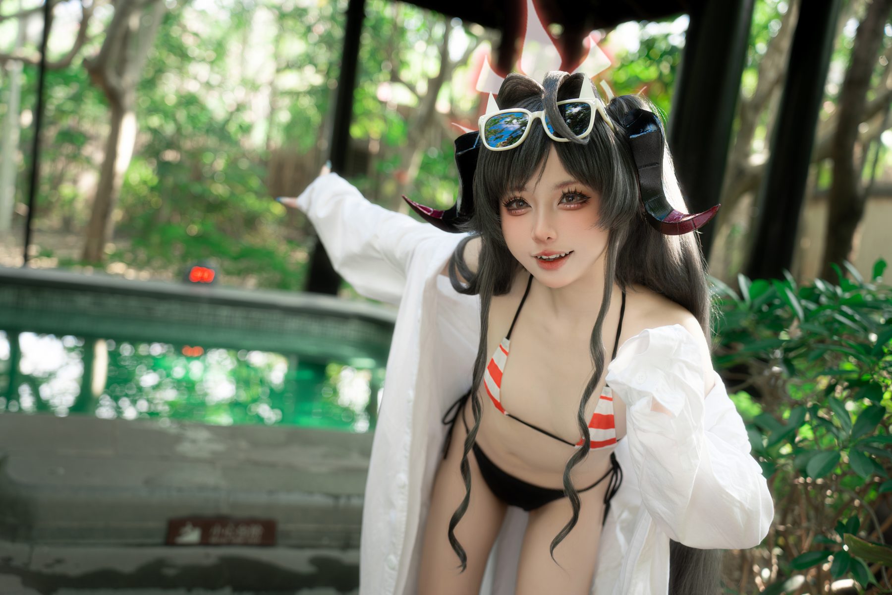 纸悦Etsu ko 蔚蓝档案 鬼怒川霞水着 COS写真