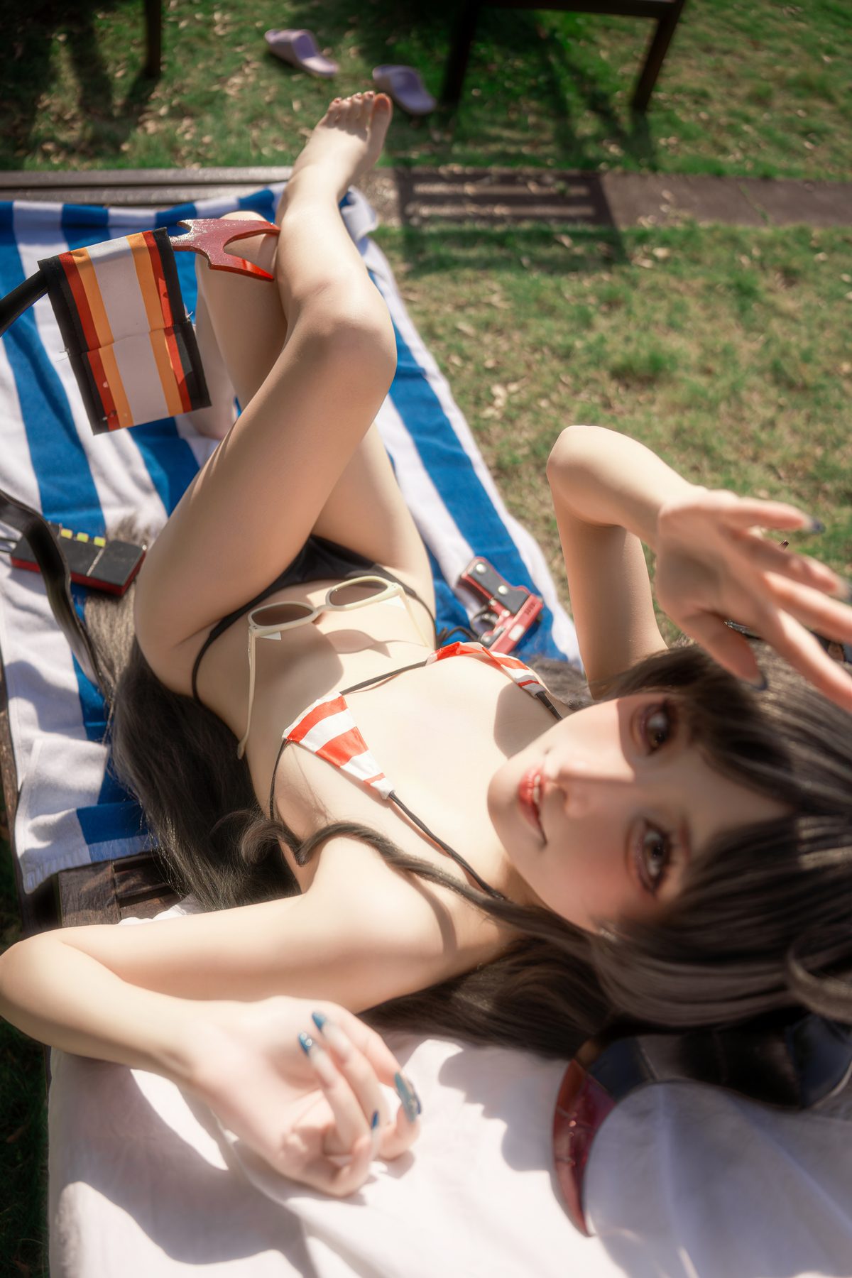 纸悦Etsu_ko cosplay写真_蔚蓝档案鬼怒川霞水着合集 | 纸悦Etsu_ko COS鬼怒川霞水着全套图包 [44P-611M]