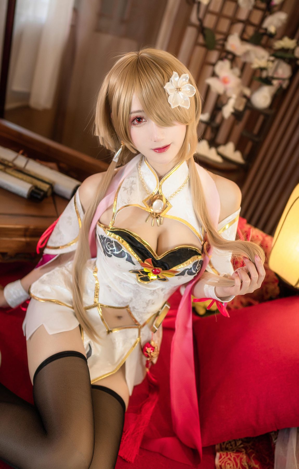 羽生三未 丽塔 浣溪沙 COS写真