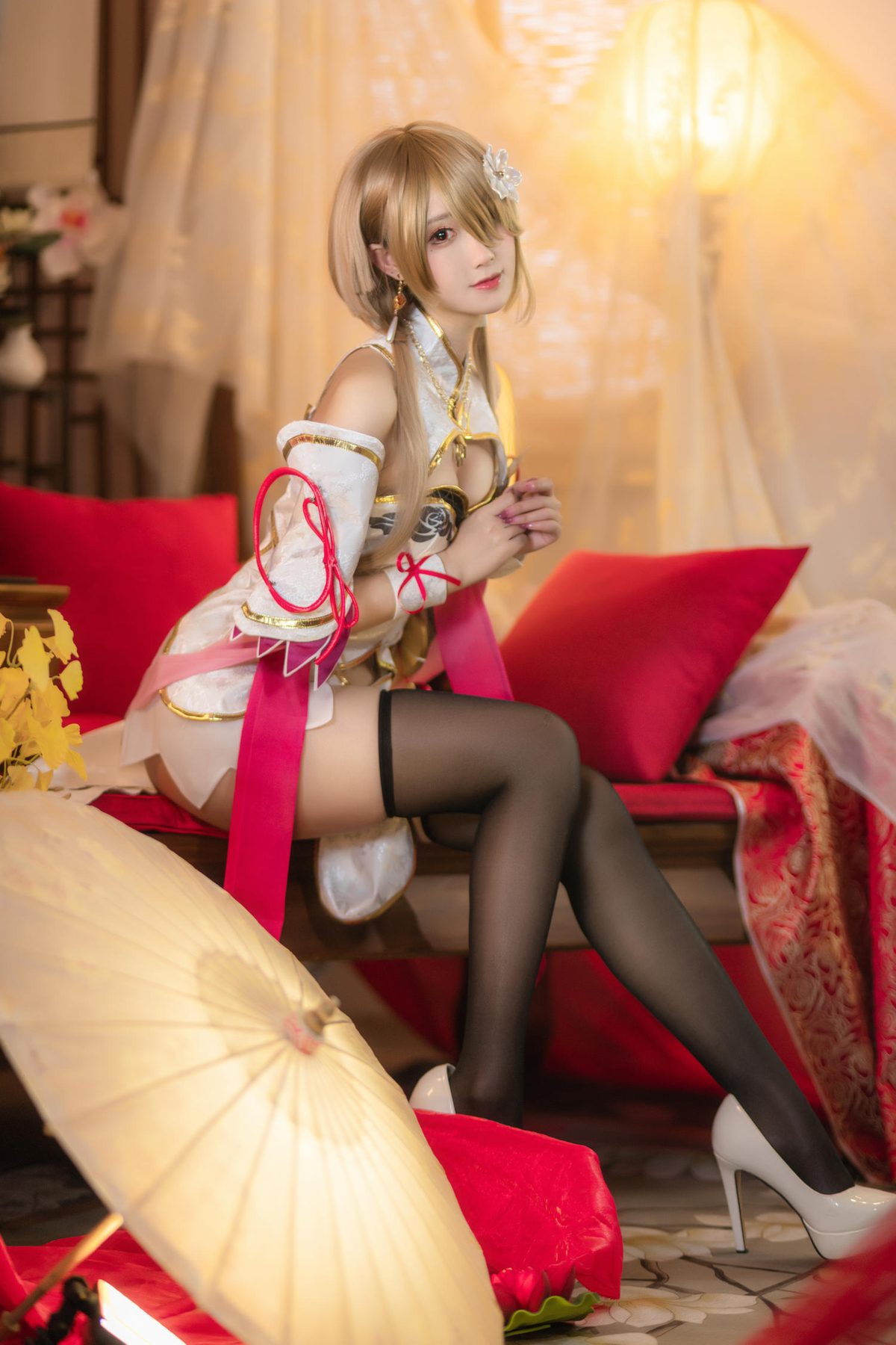 羽生三未 丽塔 浣溪沙 COS写真