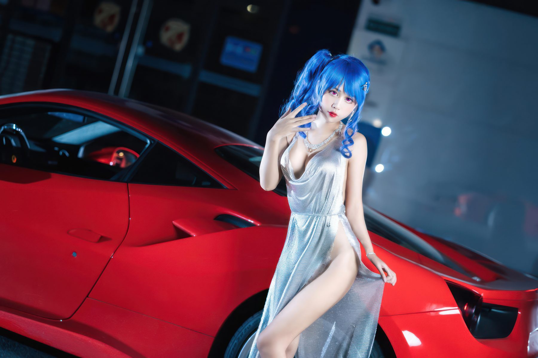 萌芽儿o0 碧蓝航线 圣路易斯礼服 COS写真