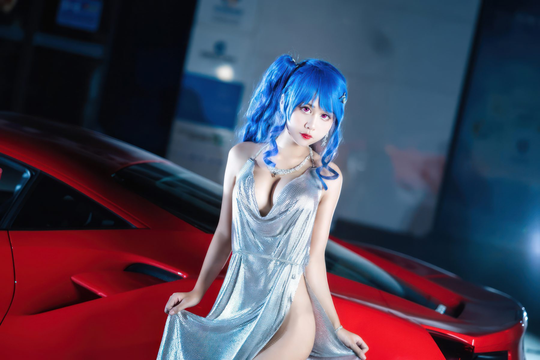萌芽儿o0 碧蓝航线 圣路易斯礼服 COS写真