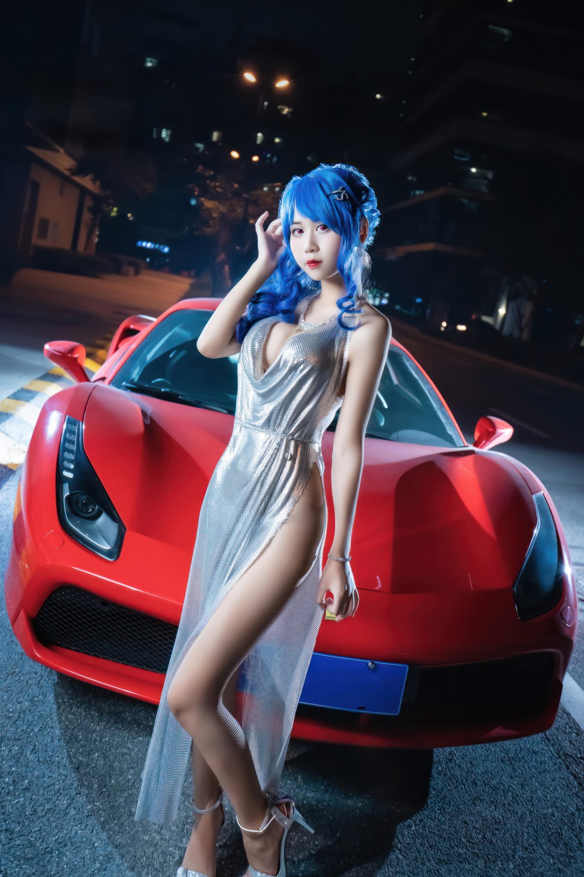 萌芽儿o0 碧蓝航线 圣路易斯礼服 COS写真