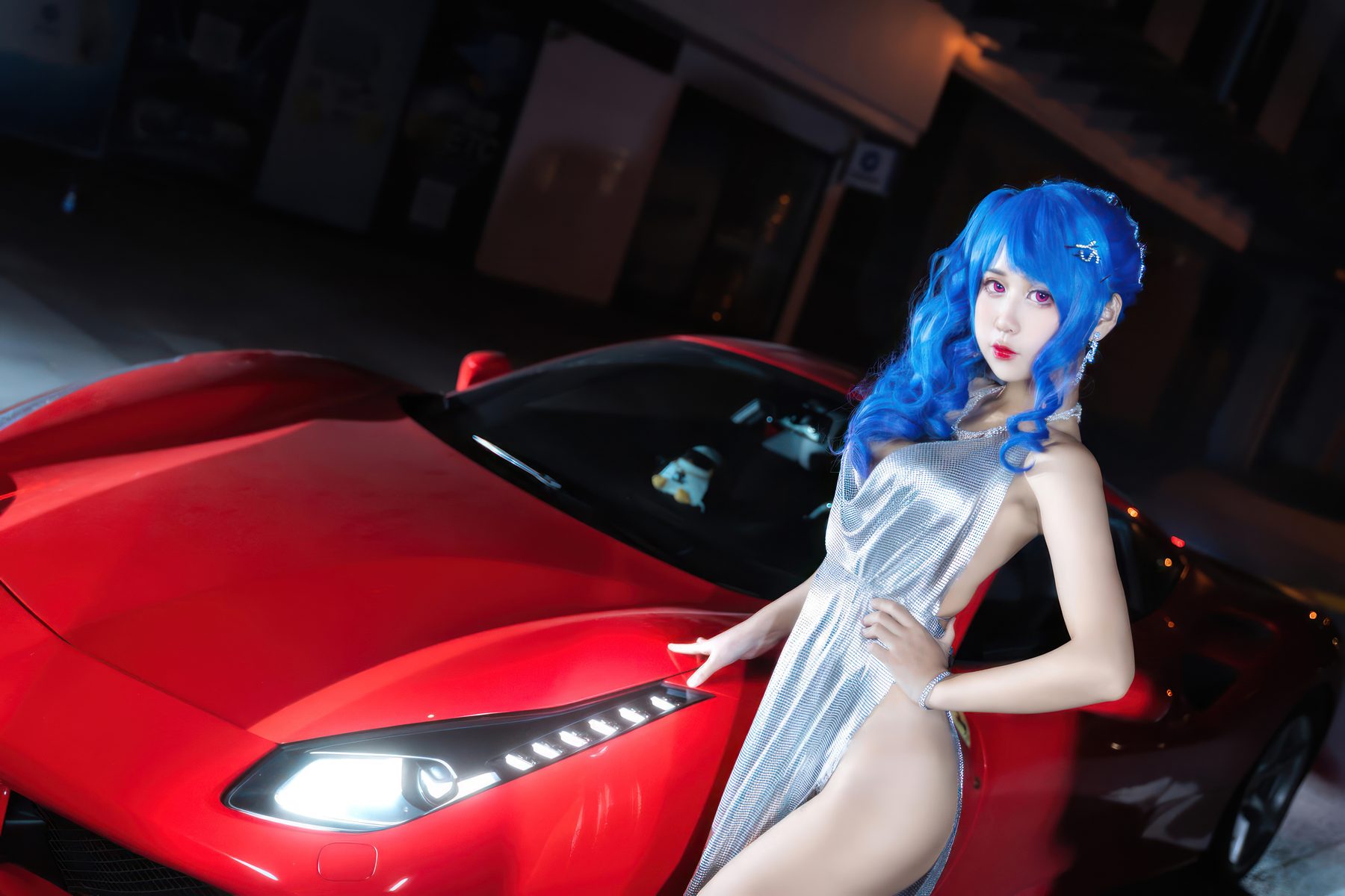 萌芽儿o0 碧蓝航线 圣路易斯礼服 COS写真