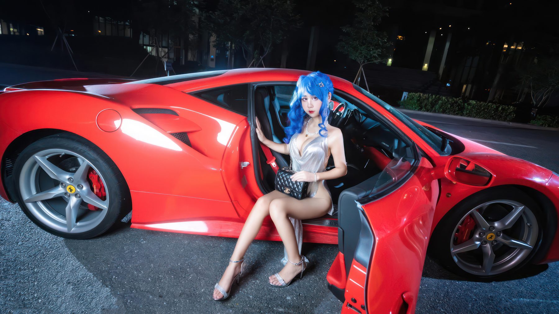 萌芽儿o0 碧蓝航线 圣路易斯礼服 COS写真
