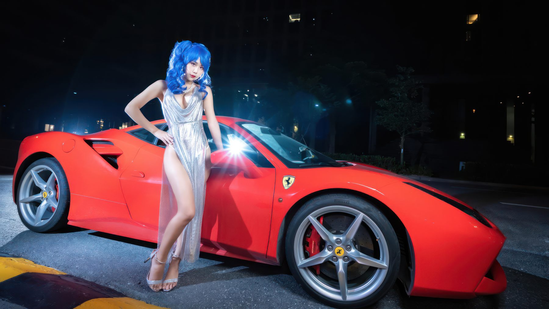 萌芽儿o0 碧蓝航线 圣路易斯礼服 COS写真