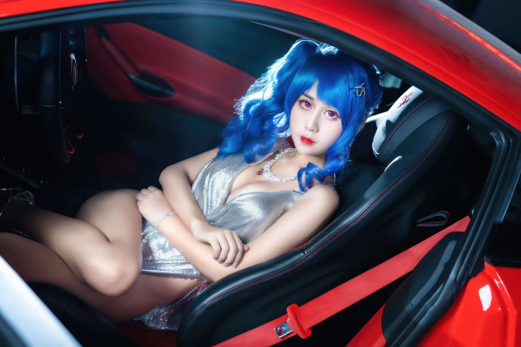 萌芽儿o0 碧蓝航线 圣路易斯礼服 COS写真