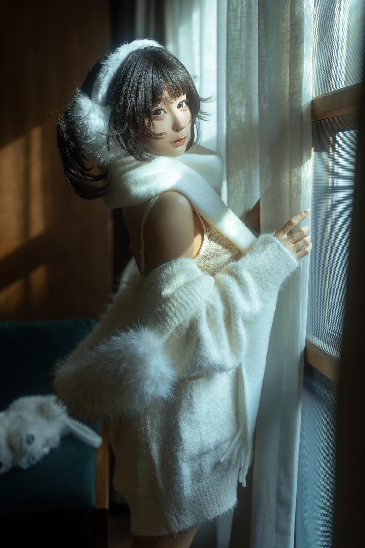 蠢沫沫 红绳 COS写真