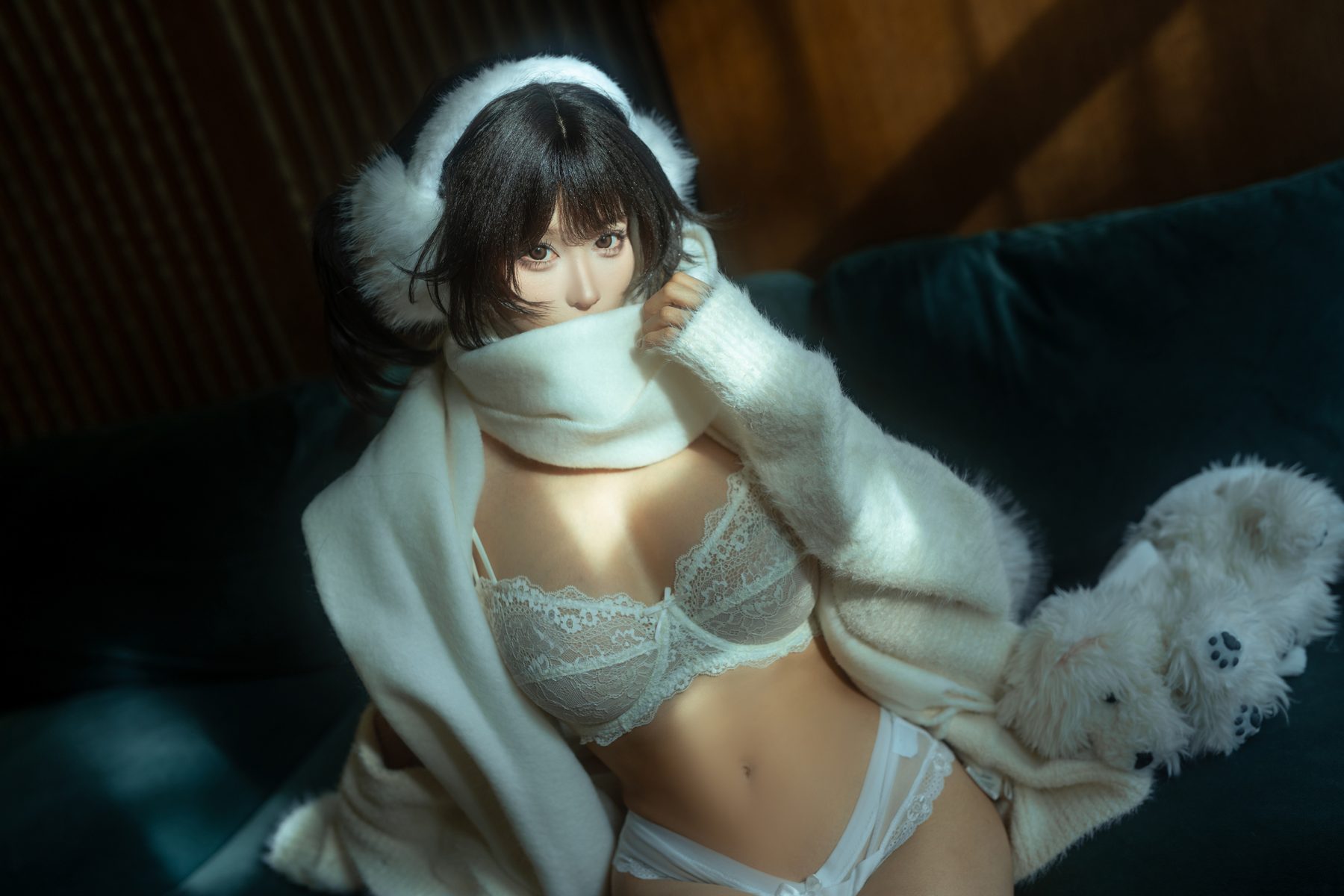蠢沫沫 红绳 COS写真
