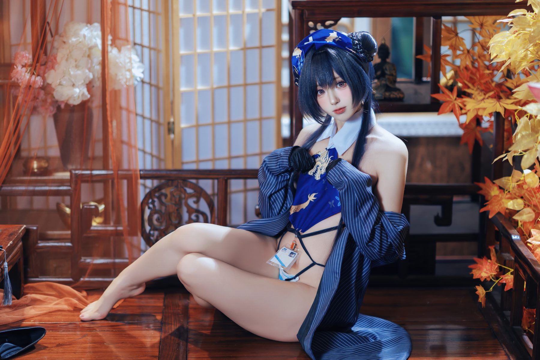 西园寺南歌 cosplay写真_蔚蓝档案妃咲合集 | 西园寺南歌 COS妃咲全套图包 [51P]