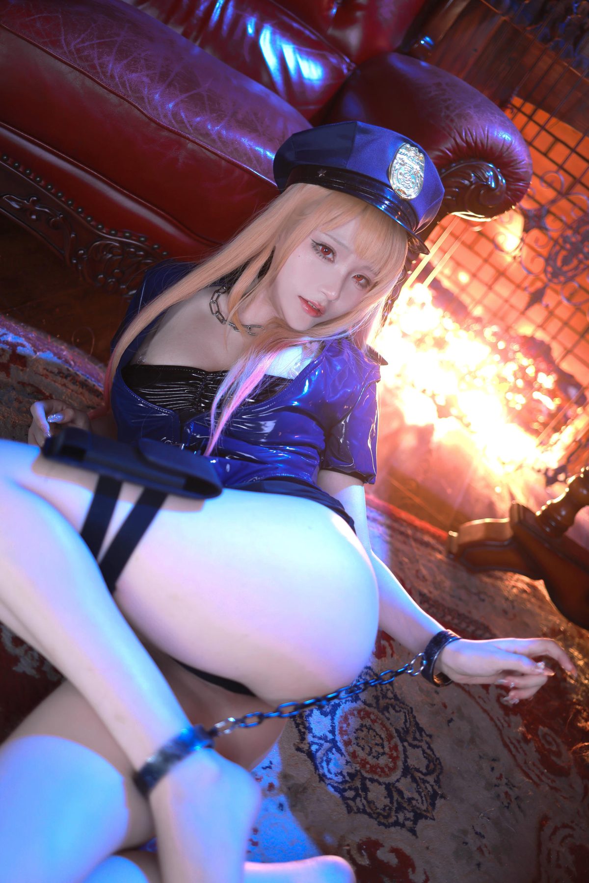 起司块wii 喜多川海梦女警 COS写真