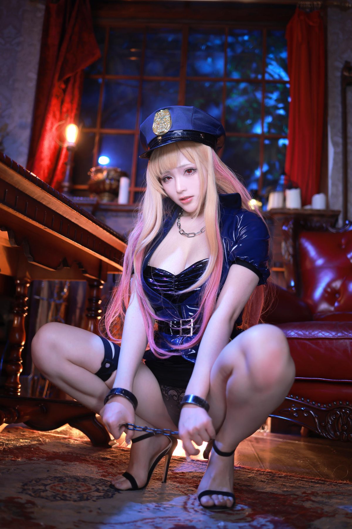 起司块wii 喜多川海梦女警 COS写真