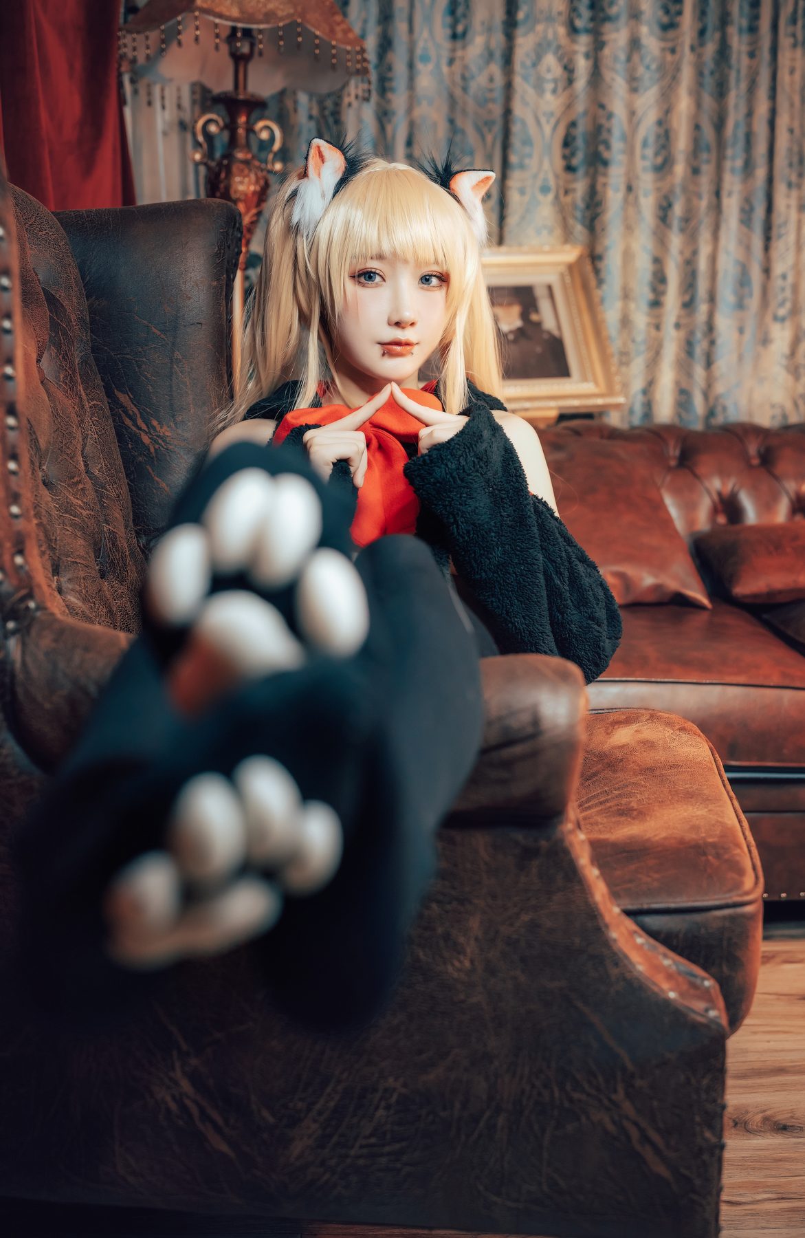 阿包也是兔娘 小猫咪能有什么坏心眼呢 COS写真