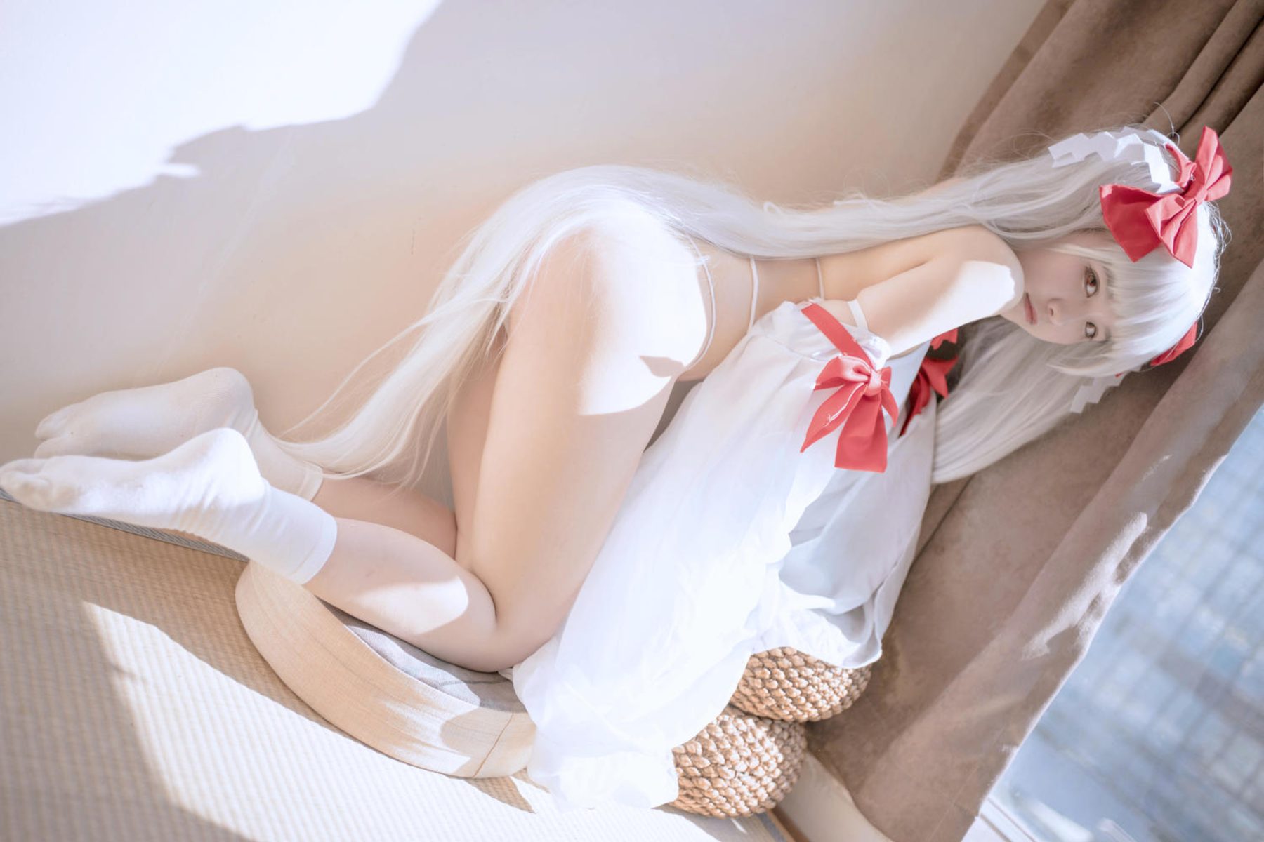 阿半今天很开心 可畏巫女 COS写真