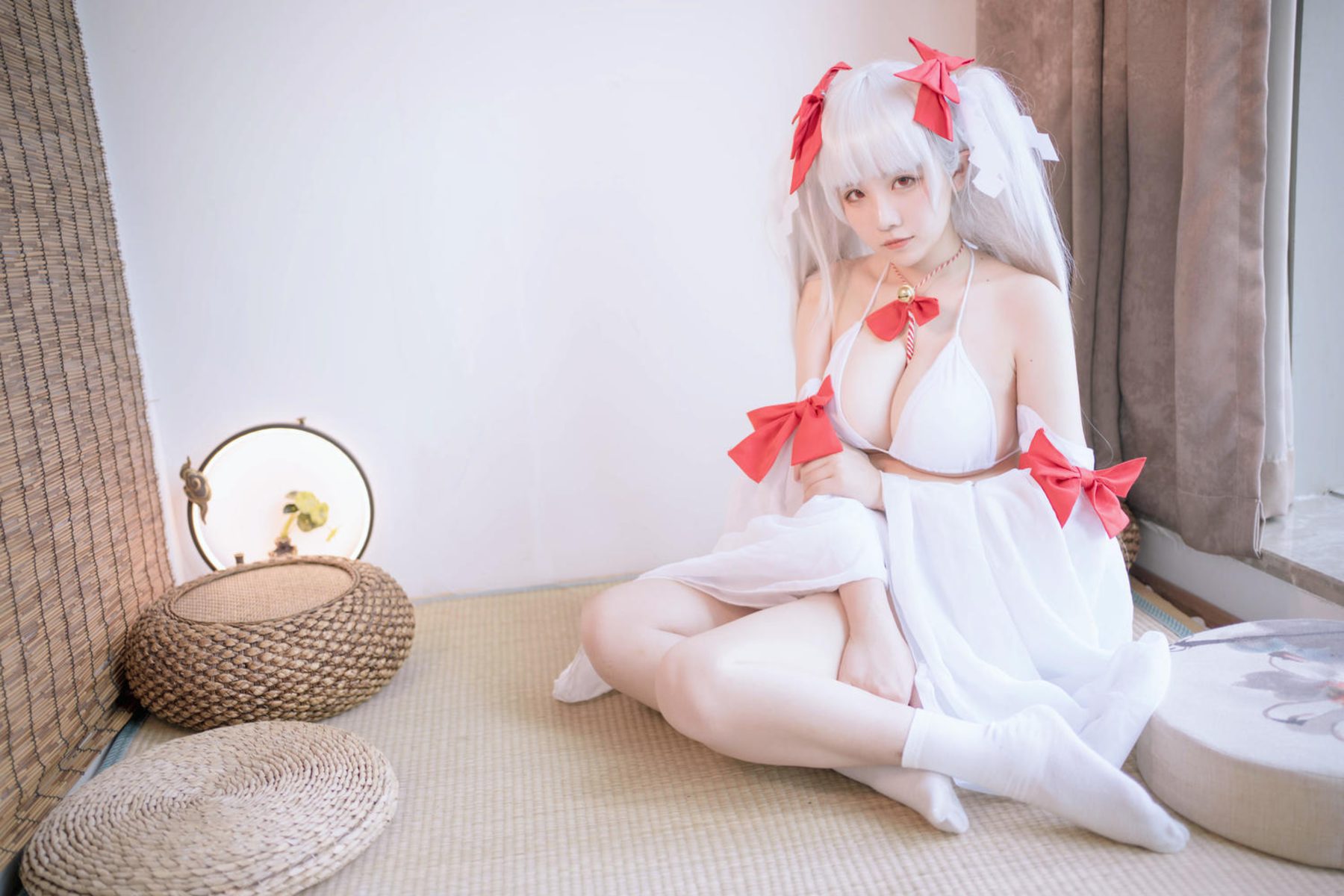阿半今天很开心 可畏巫女 COS写真
