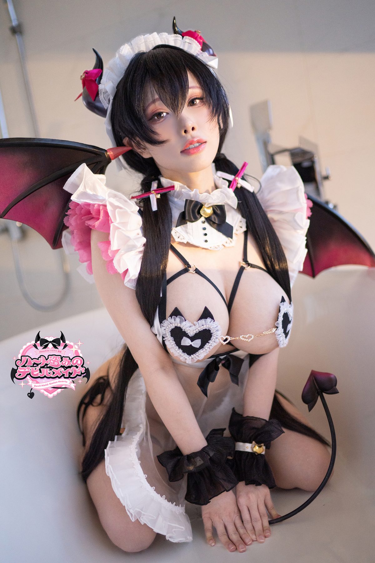 雨波HaneAme cosplay写真_偷心恶魔女仆合集 | 雨波HaneAme 原创恶魔女仆写真书全套资源 [80P-11V]