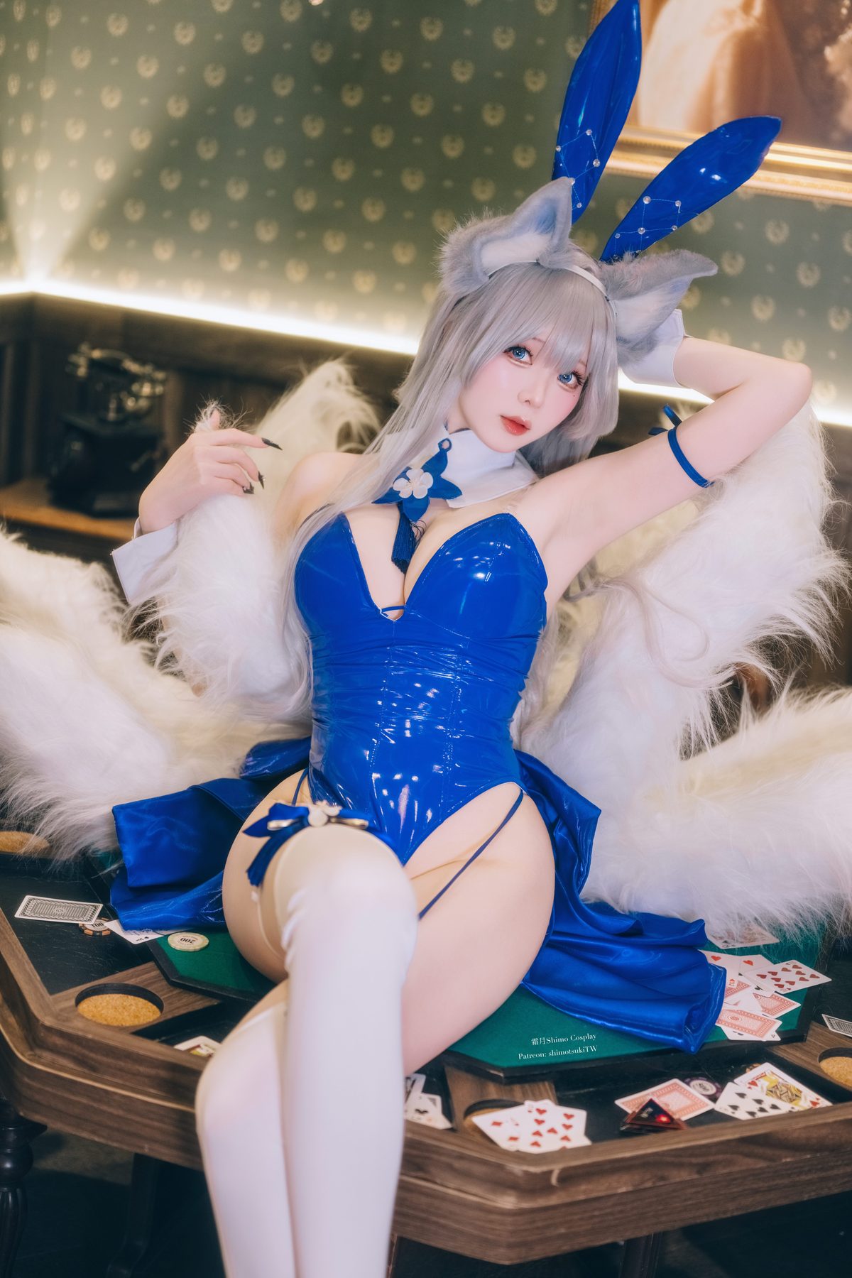 霜月shimo cosplay写真_Bunny Shinano合集 | 霜月shimo COS信浓兔女郎全套图包 [20P]