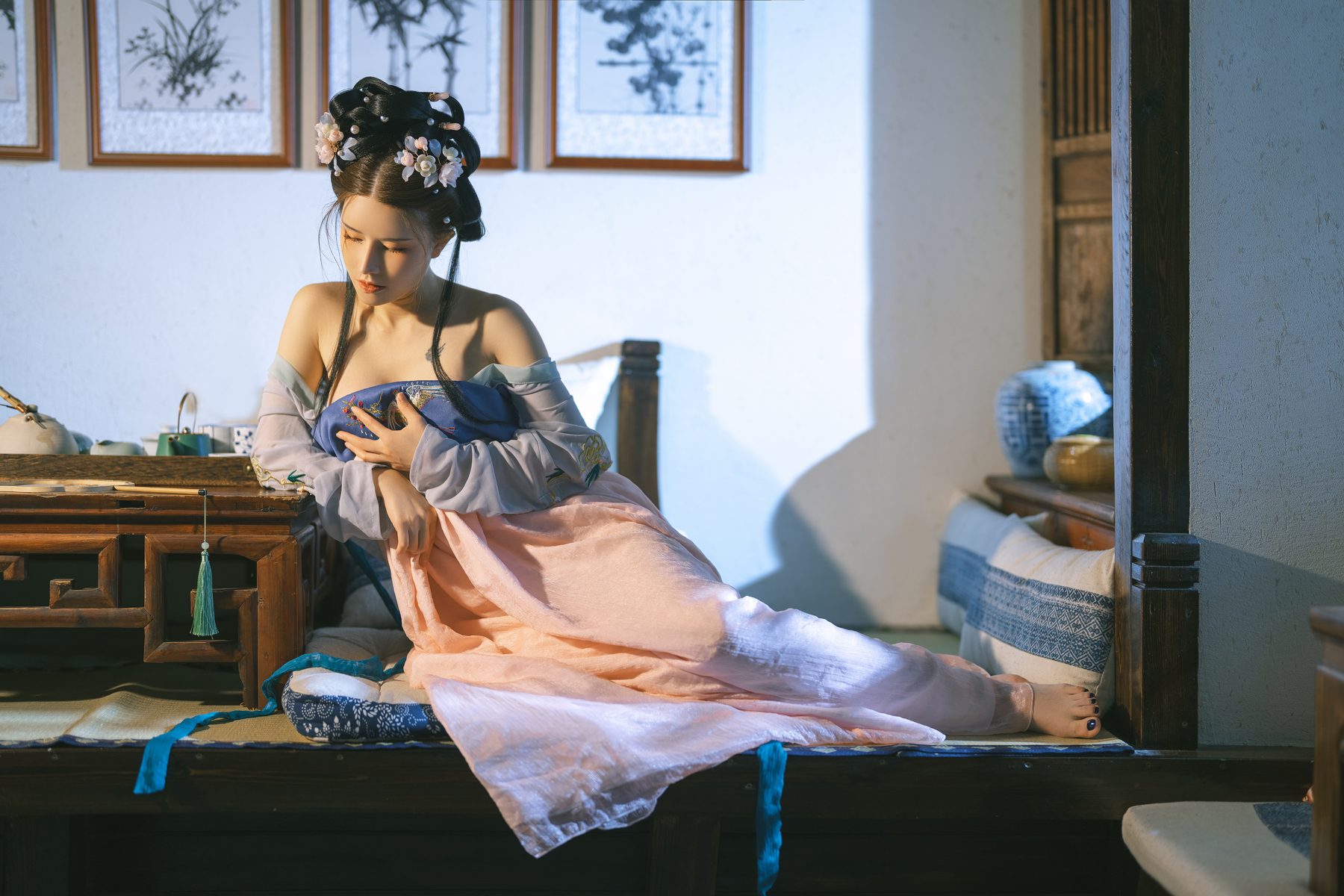 鹿八岁baby X铁手叫兽 汉服 COS写真