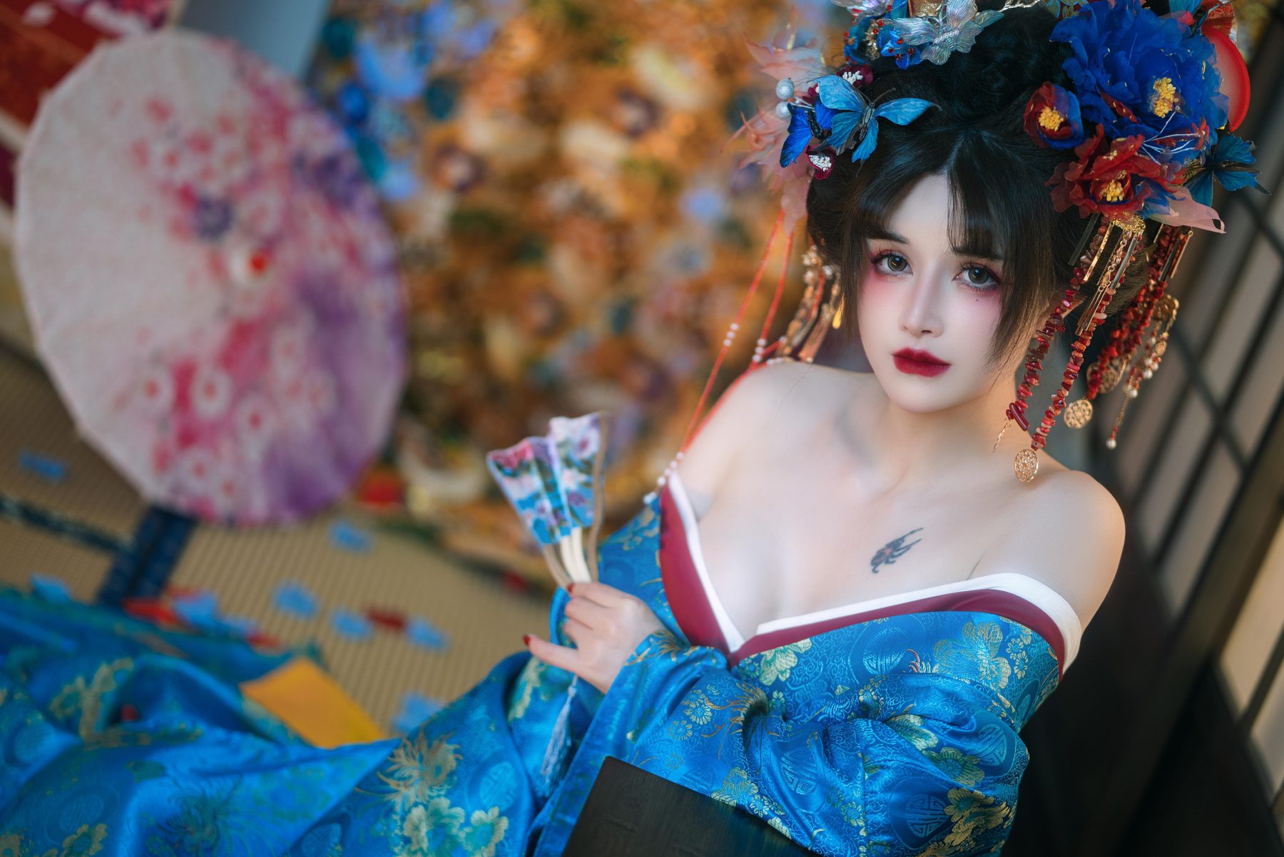 鹿八岁baby cosplay写真_花魁の末路合集 | 鹿八岁baby COS花魁の末路全套图包 [149P1V]