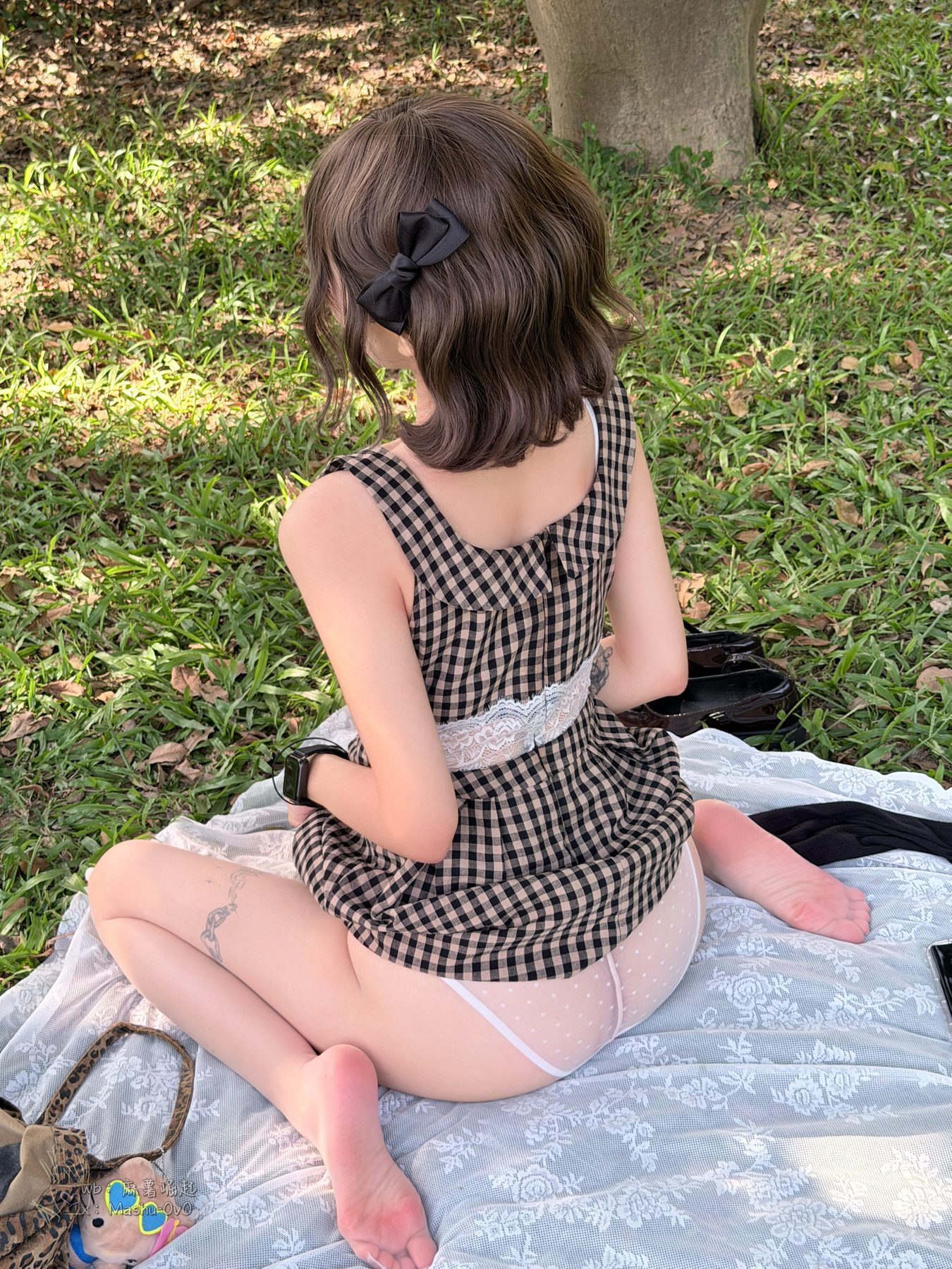 麻薯好吃 绿意深处的邀约 COS写真