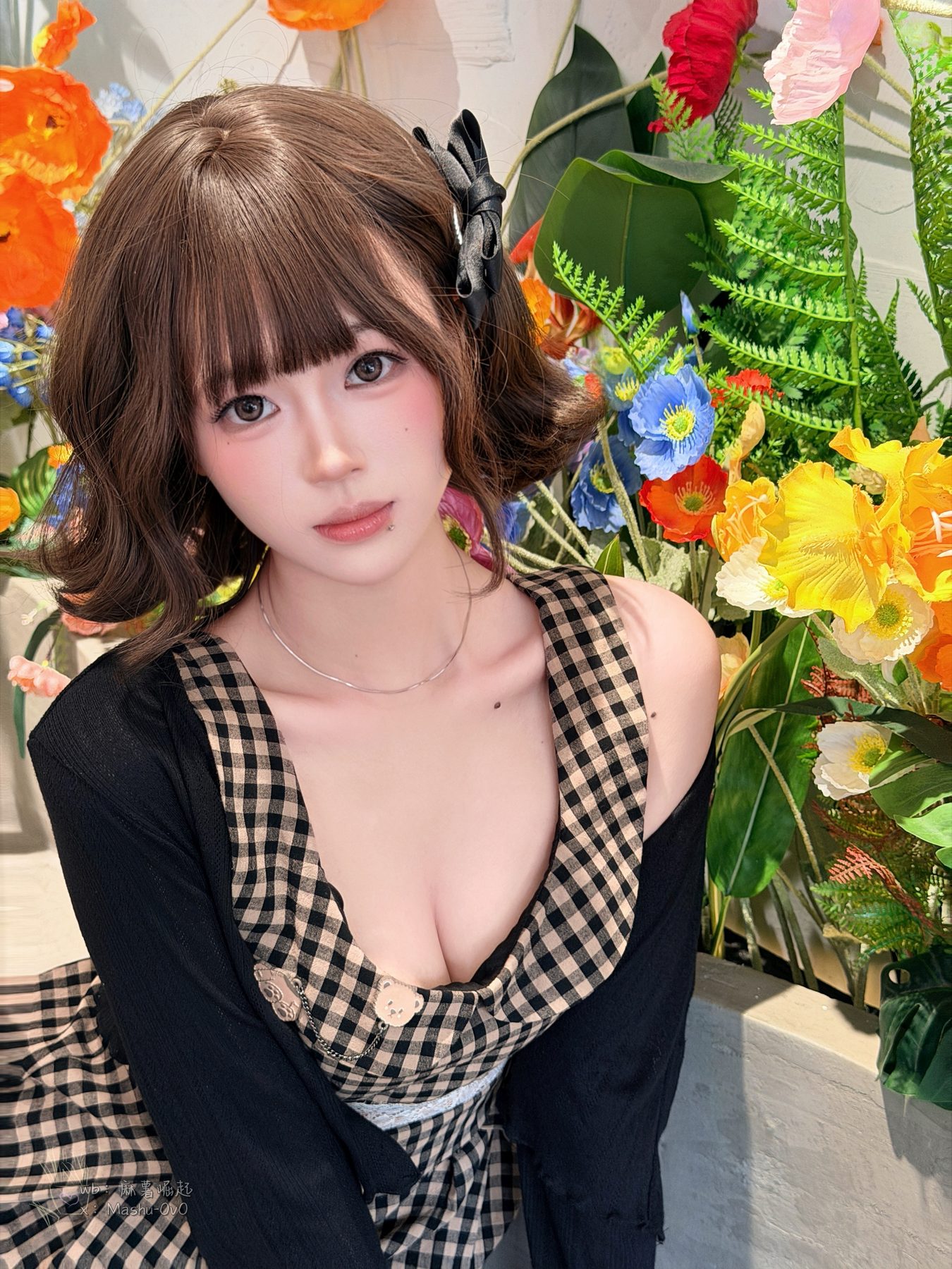 麻薯好吃 绿意深处的邀约 COS写真