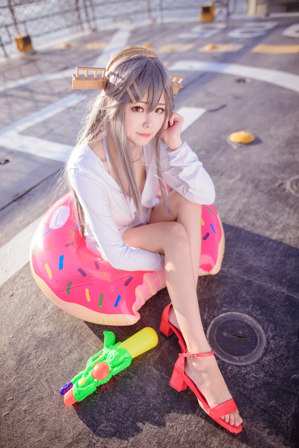 3套 Arty亚缇 艦これ はるな Haruna COS写真