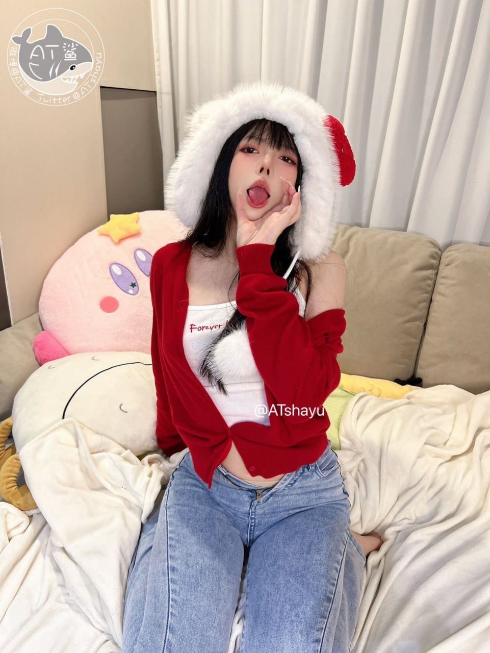 AT鲨 圣诞女友 COS写真