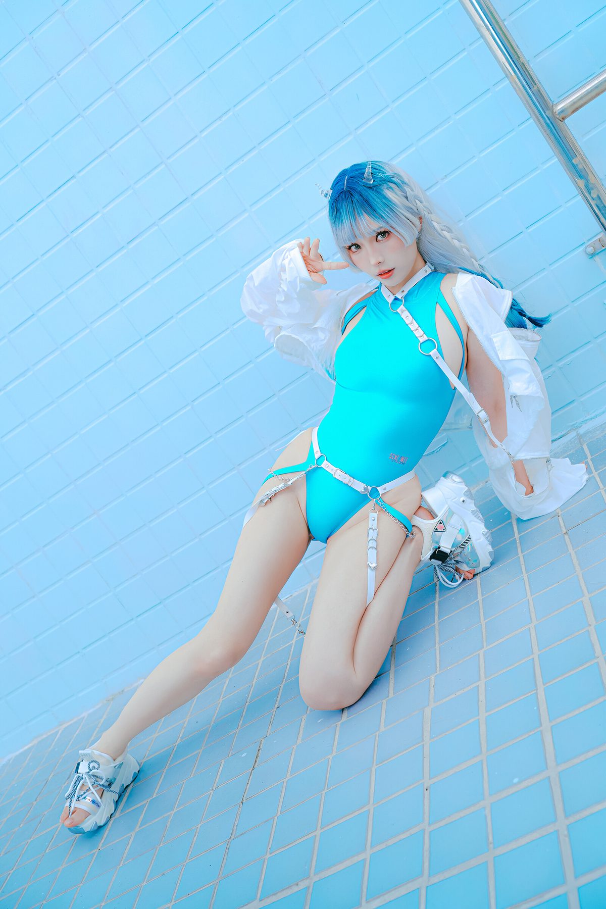 ElyEE子 2025年06月订阅 June Set C Glassyhorn Devil COS写真