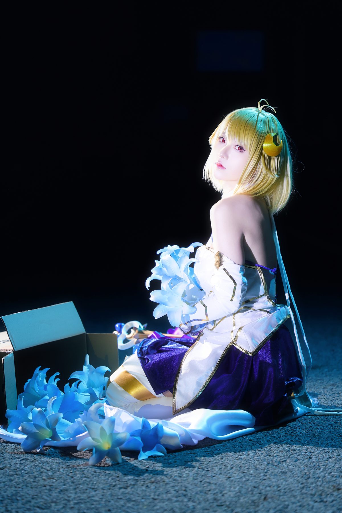 G44不会受伤 FGO 白色月姬 COS写真