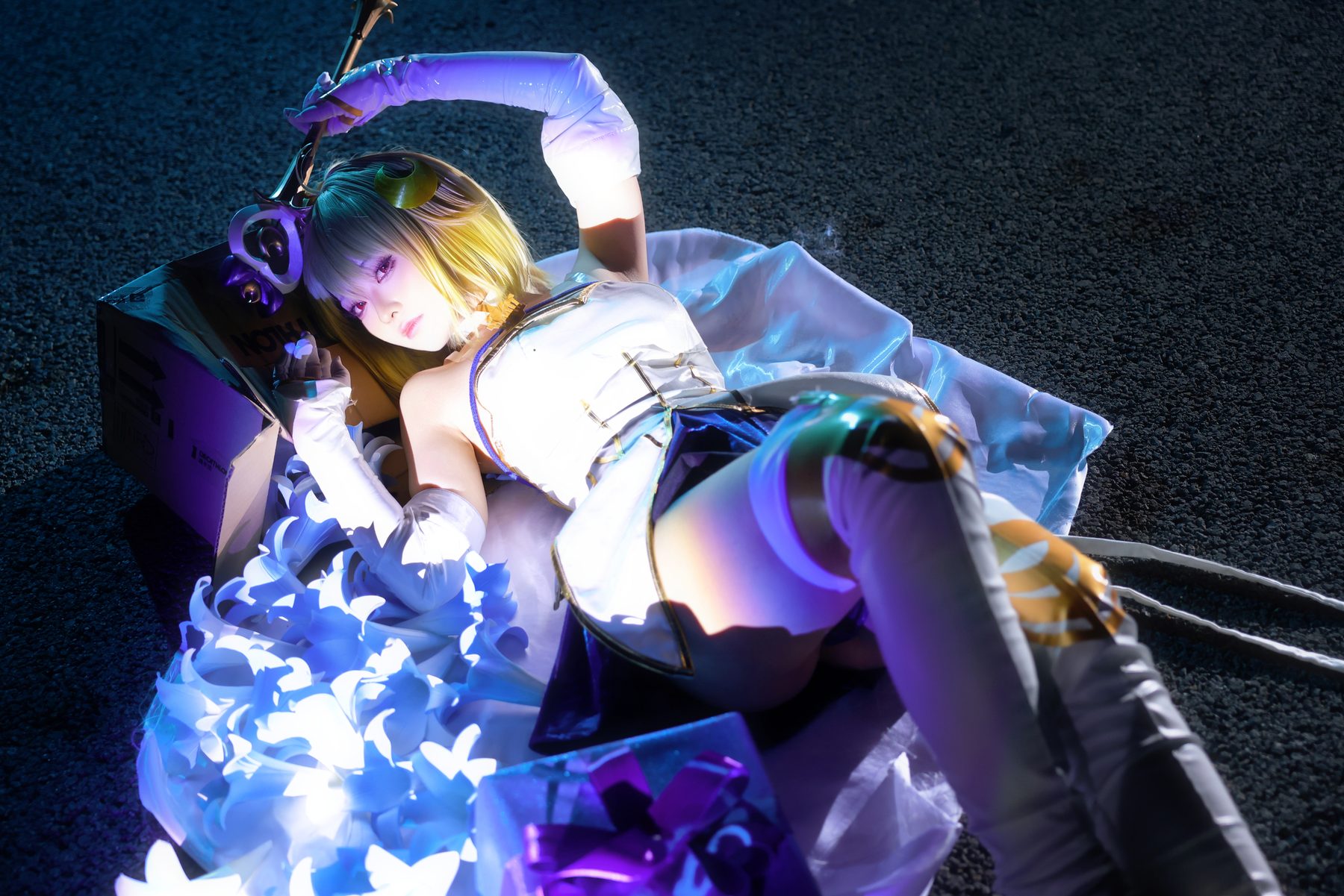 G44不会受伤 FGO 白色月姬 COS写真