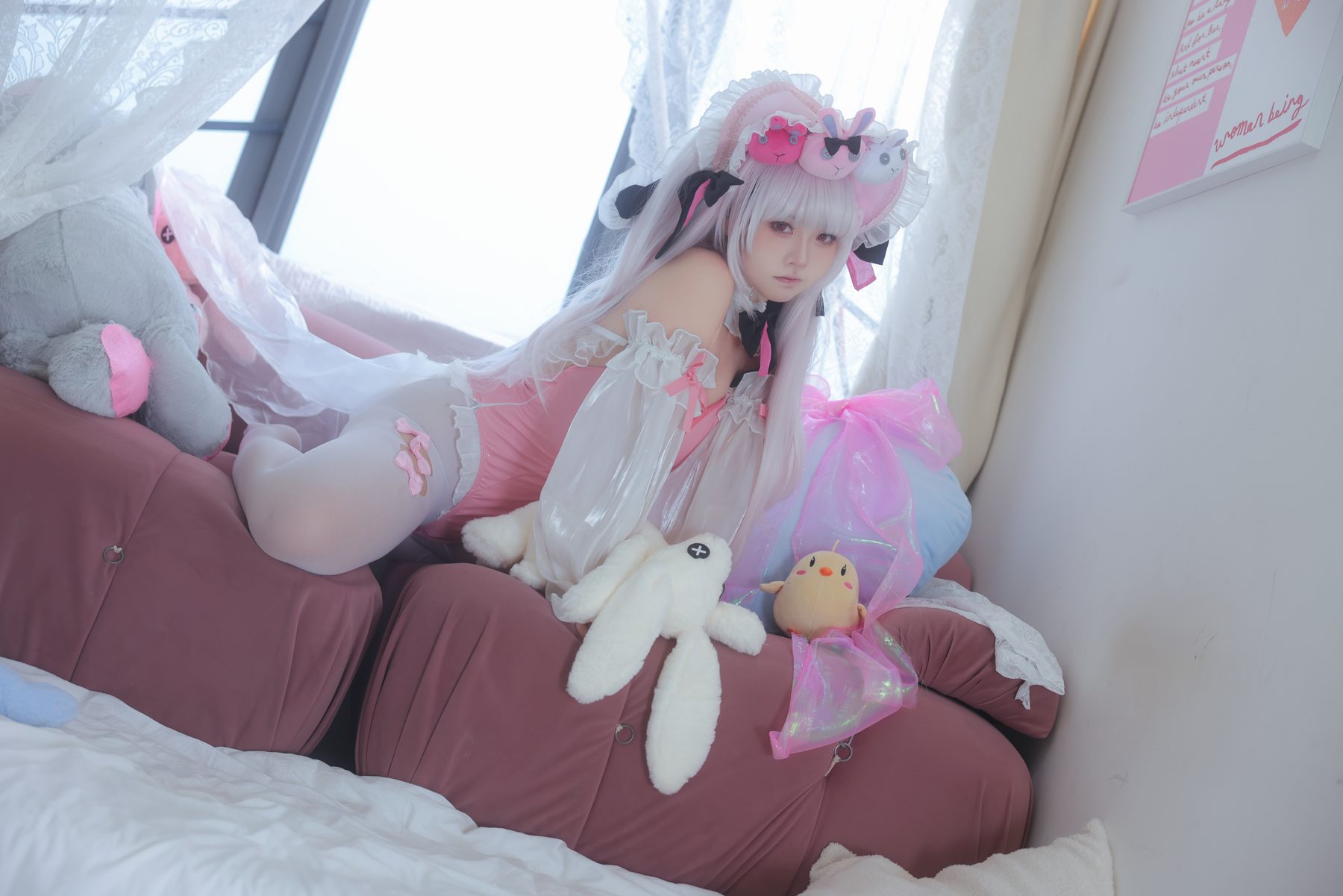 G44不会受伤 碧蓝航线 哈尔福德 COS写真